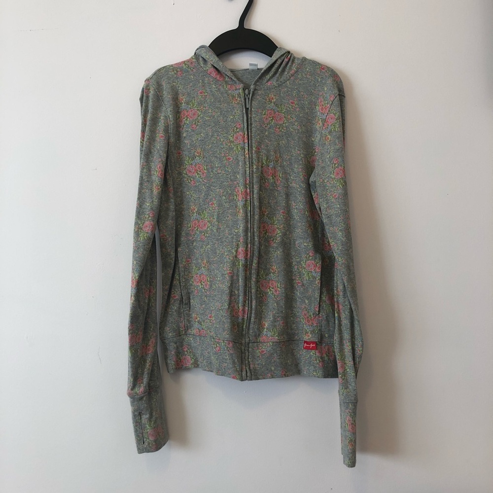Uniqlo Limited Edition Green Gate Floral Hoodie